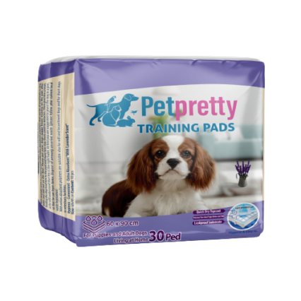 PETPRETTY TUVALET EĞİTİM PEDİ LAVANTALI 60x90 30'LU