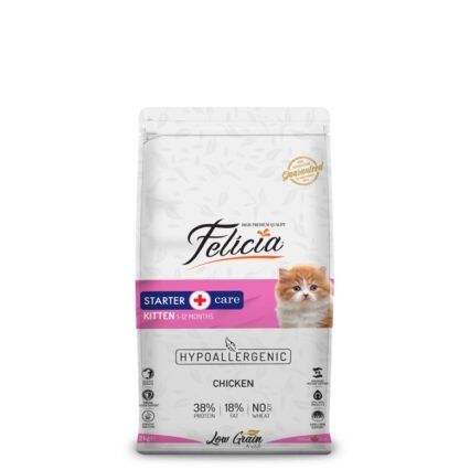 Felicia 2 Kg Yavru Tavuklu Az Tahıllı HypoAllergenic Kedi Maması