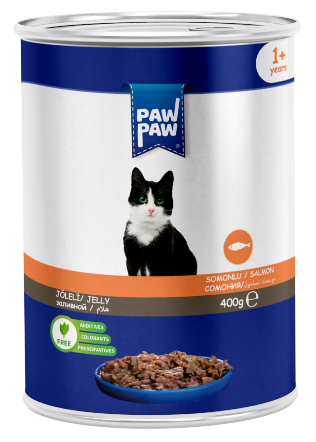 PawPaw Somon Balıklı Chunk Kedi Konserve 400 G